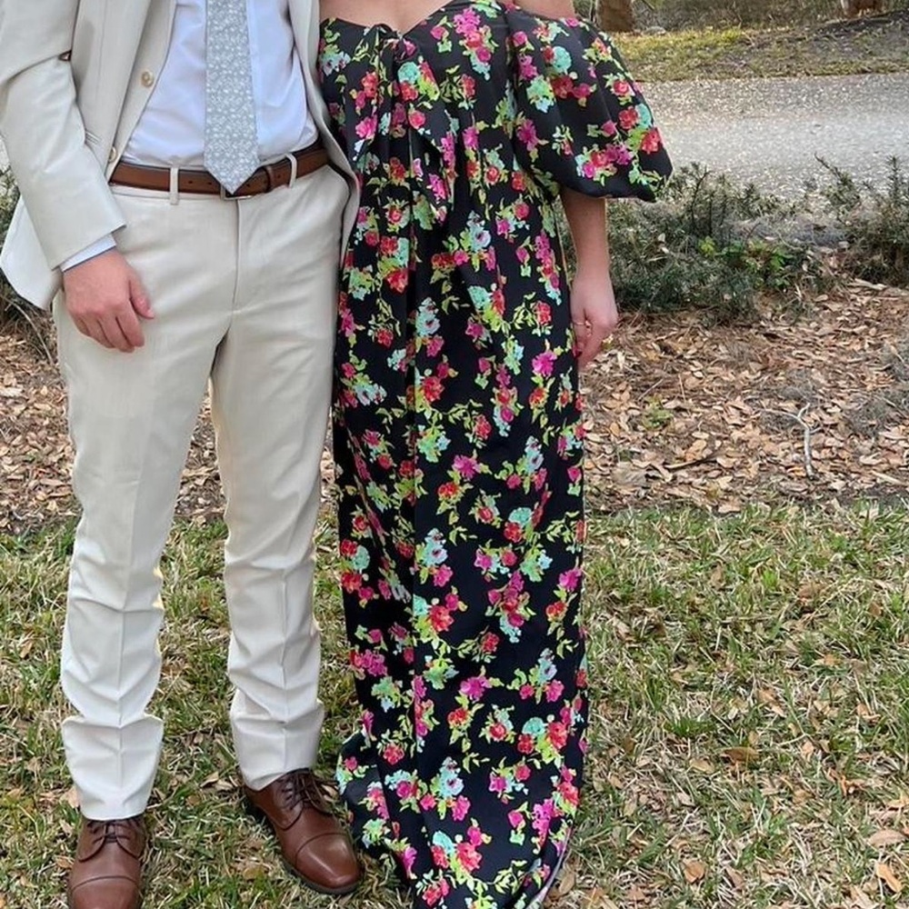 Floral Off-Shoulder Maxi Dress